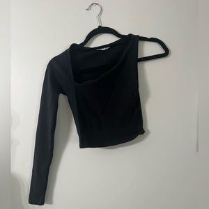 Zara cropped top size medium